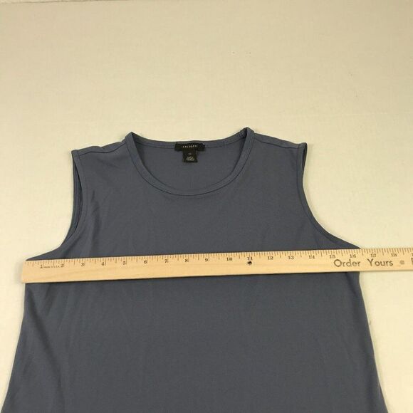 Halogen Womens Peplum Tank Top Blue Lightweight Shirt Scoop Neck Sleeveless XS - Picture 7 of 11